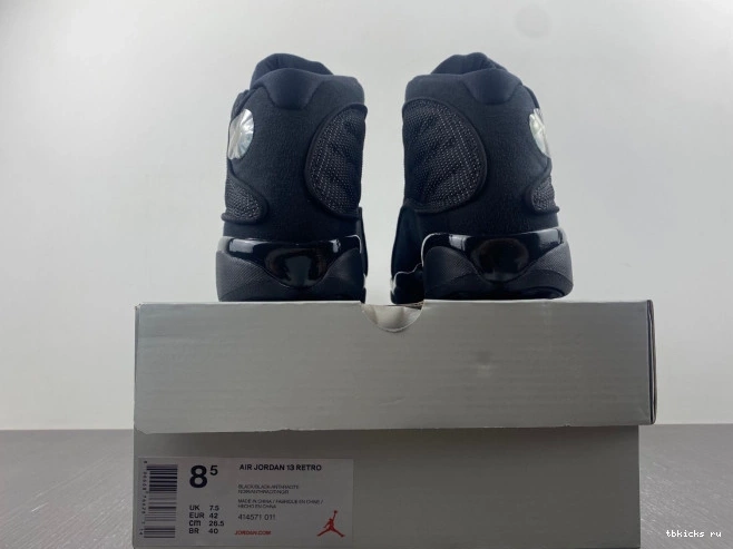 Cheap TB Black Air Retro Jordan 414571-011 13 Cat 0814